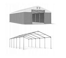 Тентовий гараж ПВХ 560 г/м 4 x 10m