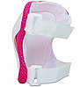 Захист дитяча наколінники, налокітники, рукавички Record SK-6328B (р. S-3-7лет, рожево-білий), фото 2