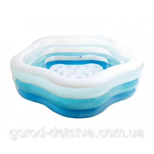 Дитячий надувний басейн Intex 56495 на 466 л розмір 185*180*53 см, фото 1