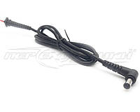 DC кабель питания 6.5 х 4.4 мм (SONY), 1 феррит, 1.2м, угловой штекер