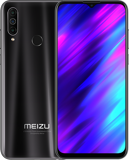 Meizu M10 3/32Gb Black Global Version, 4350 mAh, 13 Мп, 8 ядер, Дисплей 6.5", Смартфон Meizu M10 Phantom Black