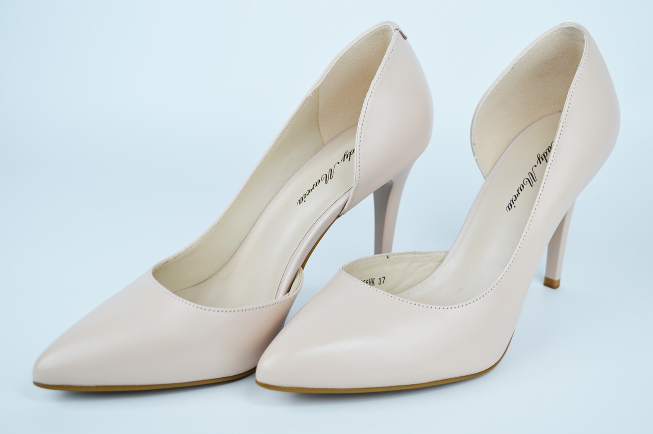 Туфлі човники Lady Marcia 5303 36 Абрикосовий шкіра
