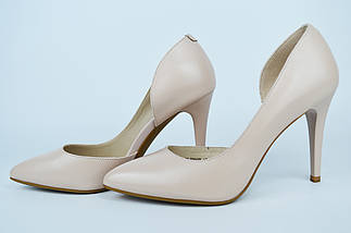 Туфлі човники Lady Marcia 5303 36 Абрикосовий шкіра, фото 3