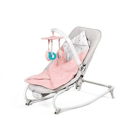 Шезлонг-качалка Kinderkraft Felio Pink (KKBFELIPNK0000), фото 1