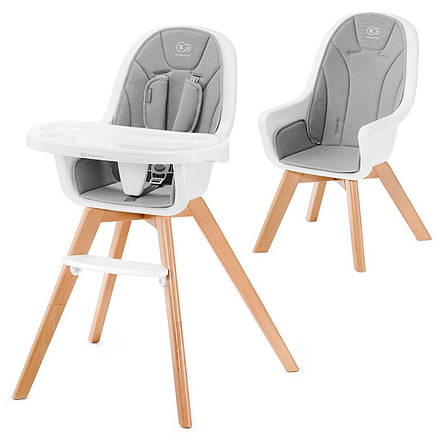Стільчик для годування Kinderkraft Tixi Gray (KKKTIXIGRY0000), фото 1