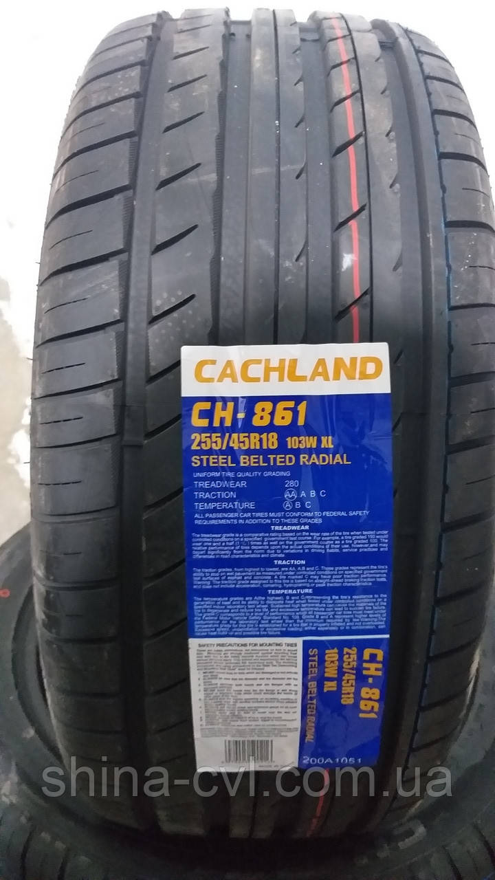 Літні шини 255/45 R18 103W XL CACHLAND CH-861, фото 1