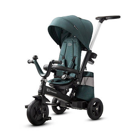 Триколісний велосипед Kinderkraft Easytwist Midnight Green (KKRETWIGRE0000), фото 1