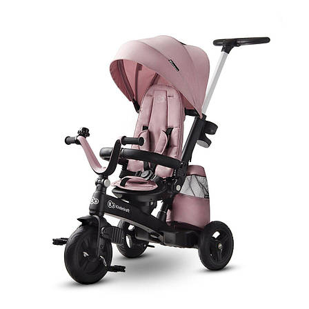 Триколісний велосипед Kinderkraft Easytwist Mauvelous Pink (KKRETWIPNK0000), фото 1