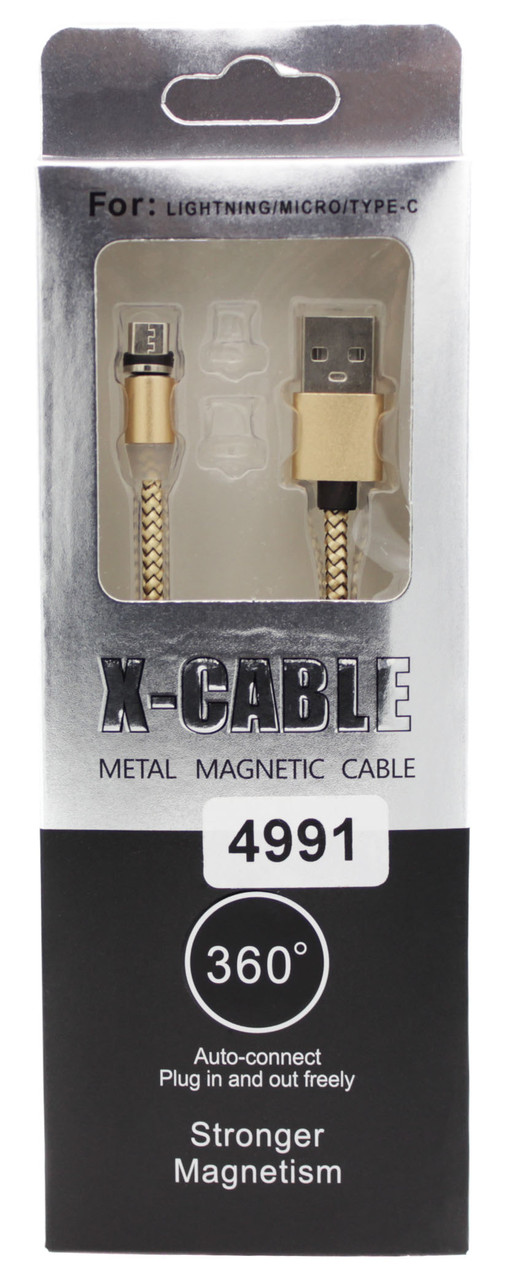 Кабель USB Магнітний MicroUSB (M3) 4991