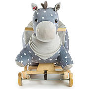 Конячка-гойдалка з коліщатками Kinderkraft Gray (KKZKONIGRY0000)