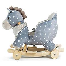 Конячка-гойдалка з коліщатками Kinderkraft Gray (KKZKONIGRY0000), фото 4