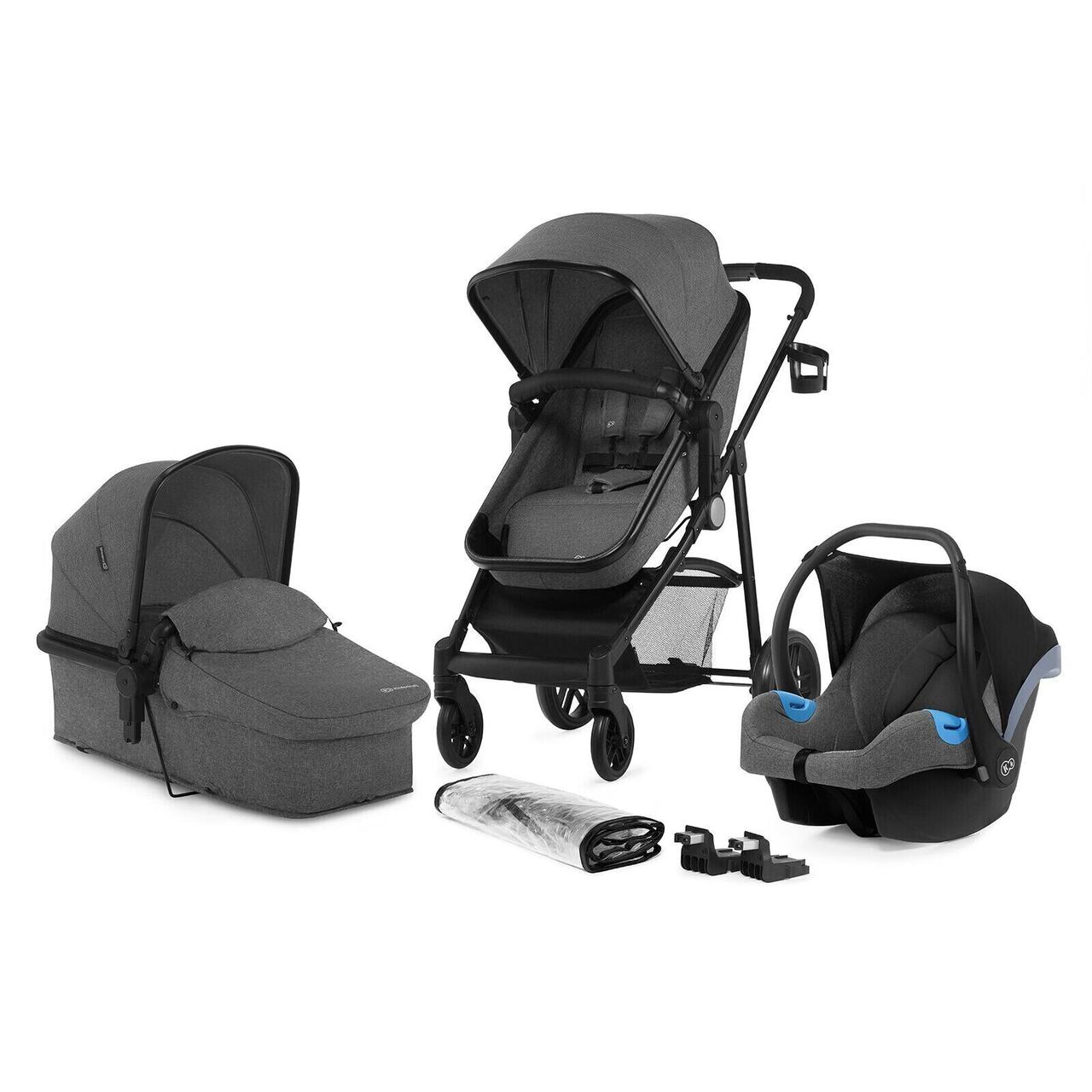 Універсальна коляска 3 в 1 Kinderkraft Juli Gray (KKWJULIGRY3000)
