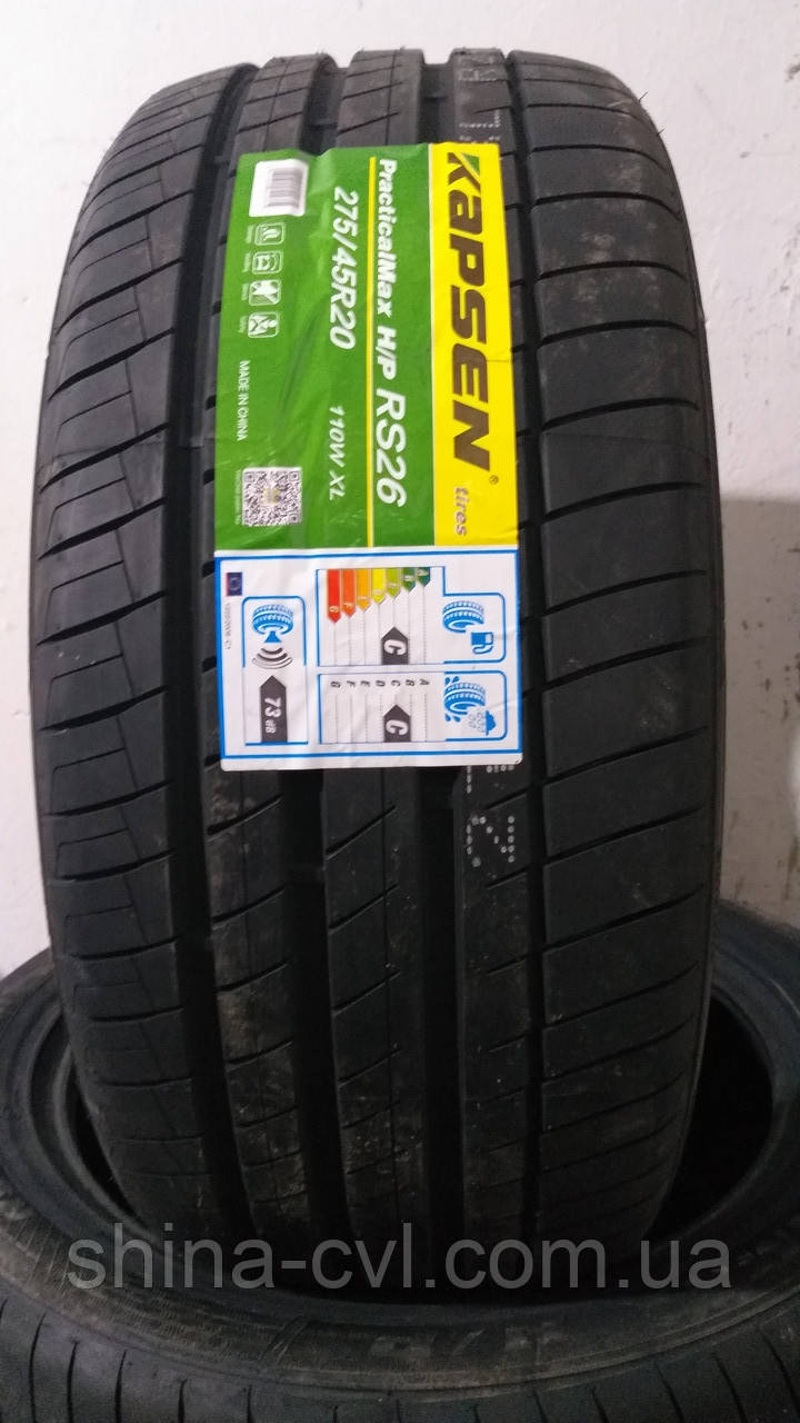 Літні шини 275/45 R20 110W XL KAPSEN PRACTICALMAX HP RS26