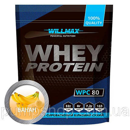 Сироватковий протеїн Willmax 80% Whey Protein 920 г, фото 1