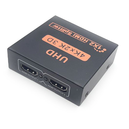 HDMI Splitter 1x2 v1.4, Full 3D 4Kx2K металл - фото 3 - id-p1367889064