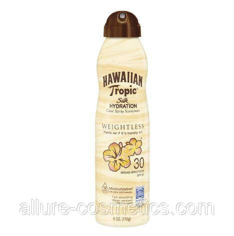 Сонцезахисний спрей Hawaiian Tropic Silk Hydration Weightless Sunscreen Continuous Spray SPF 30
