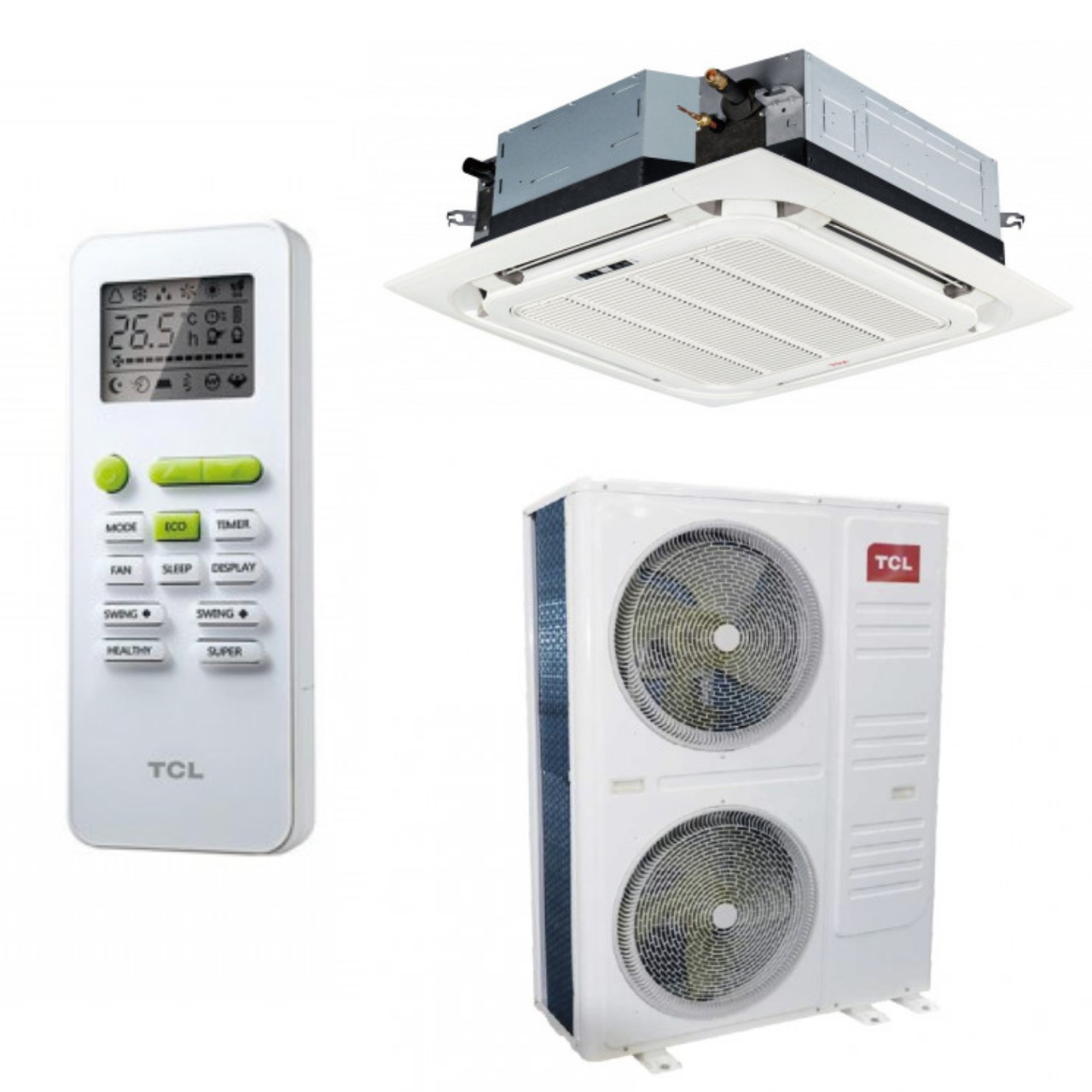 Касетний інверторний кондиціонер (60000 BTU до 175 м2) TCL TCA-60CHRA/DVI3I, фото 1