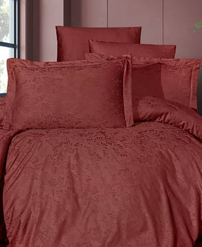 Постільна білизна First Choice Jacquard Satin "Wella Cinnamon" JS 186, фото 3