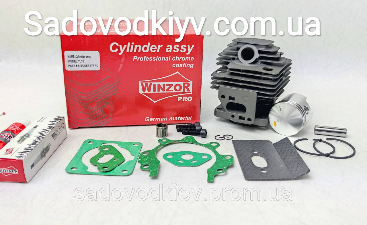 Поршнева група для бензокоси TL33-36F WINZOR CHROME PRO ORIGINAL D.36 мм