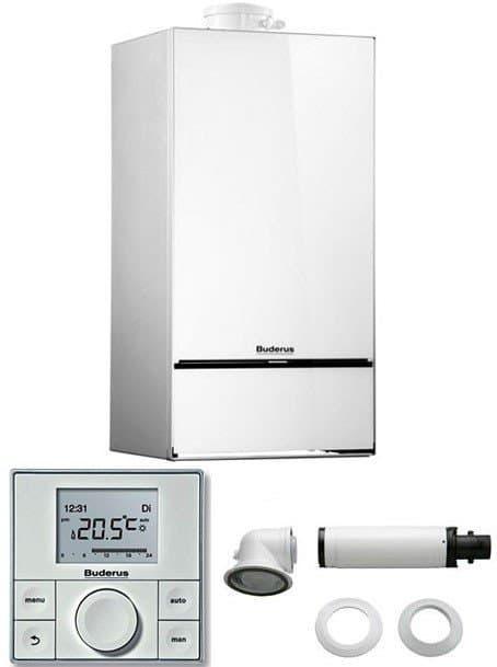 Котел газовий конденсаційний Buderus GB172i-14K - двоконтурний Logamax plus (білий)