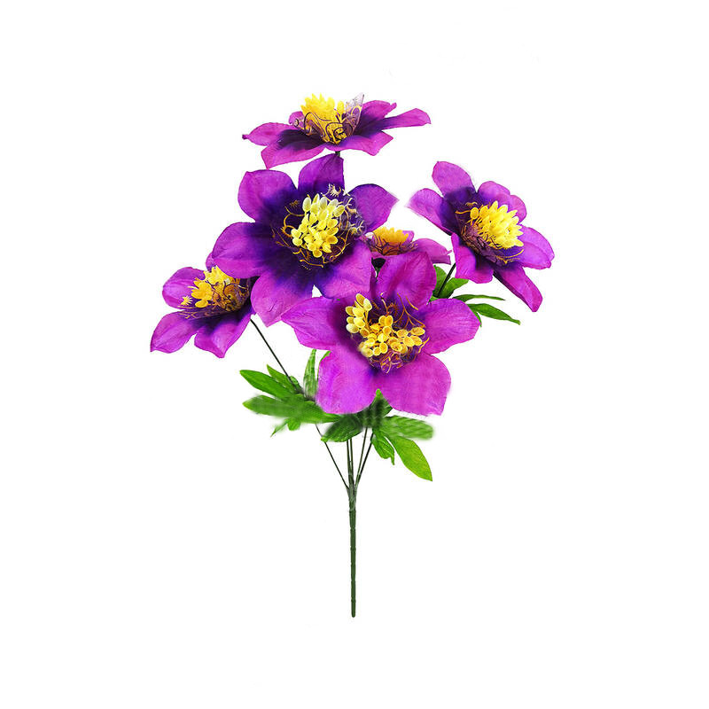 Штучні квіти Букет Лотоса, 6 голів, 410 мм, фото 1