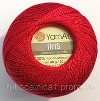 Пряжа Yarn Art Iris 20 г — 138 м (916 Червоний), Туреччина