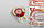 Білі з червоним бантиком значки для дитячого садка з дипломом, фото 2