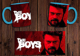 Чашка "Хлопаки" / Кружка The Boys №5 Блакитний