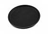 Піднос з антиковзким покриттям круглий чорний 40,5 см, фото 2