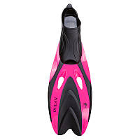 Ласти для плавання дитячі Dolvor (галоша) рожеві F65JR M (31-33)