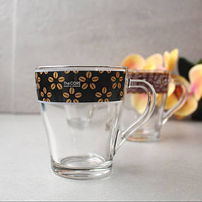Кружка скляна Кава-відводка "Грація" 250 мл (8124/1649), фото 3