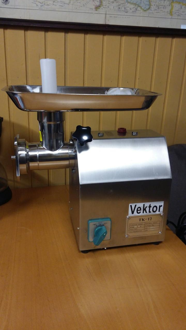 М'ясорубка промислова Vektor ТК-12 (реверс) 150 кг/год, фото 1