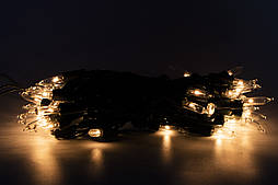 Гірлянда з лампочками розжарювання, 5 м, 50 л, 8 режимів, теплий білий, IP20 (350537)