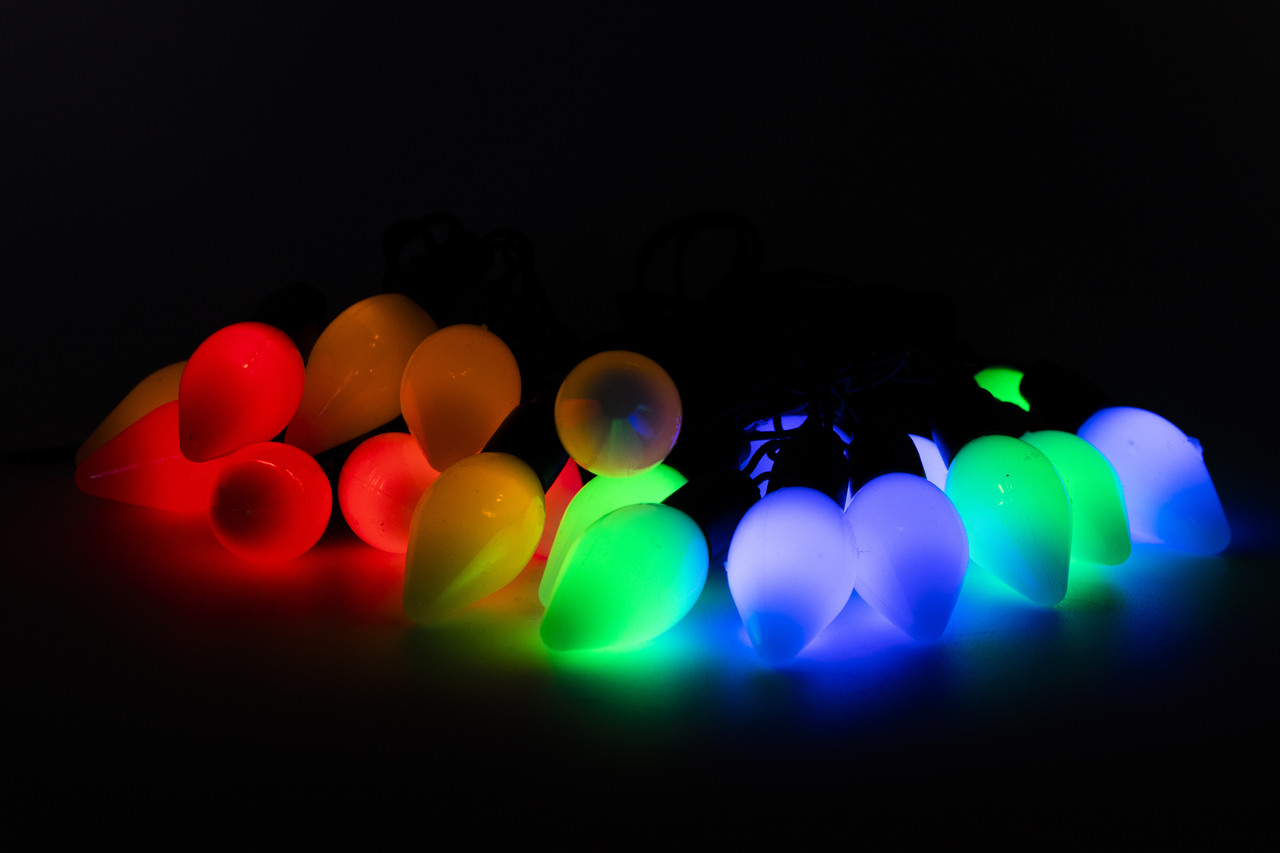 Світлодіодна гірлянда з насадками, 2 м, 20 л, різнокольоровий, IP20 (650927), фото 1