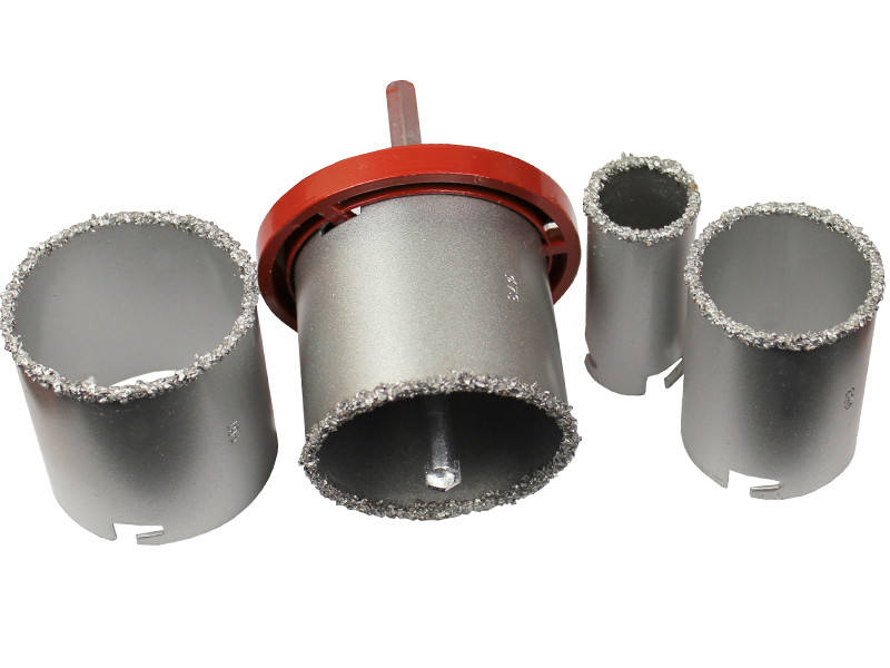 Набір коронок по плитці з вольфрамовим напиленням 33 мм, 53 мм, 67 мм, 73 мм Vorel 03300