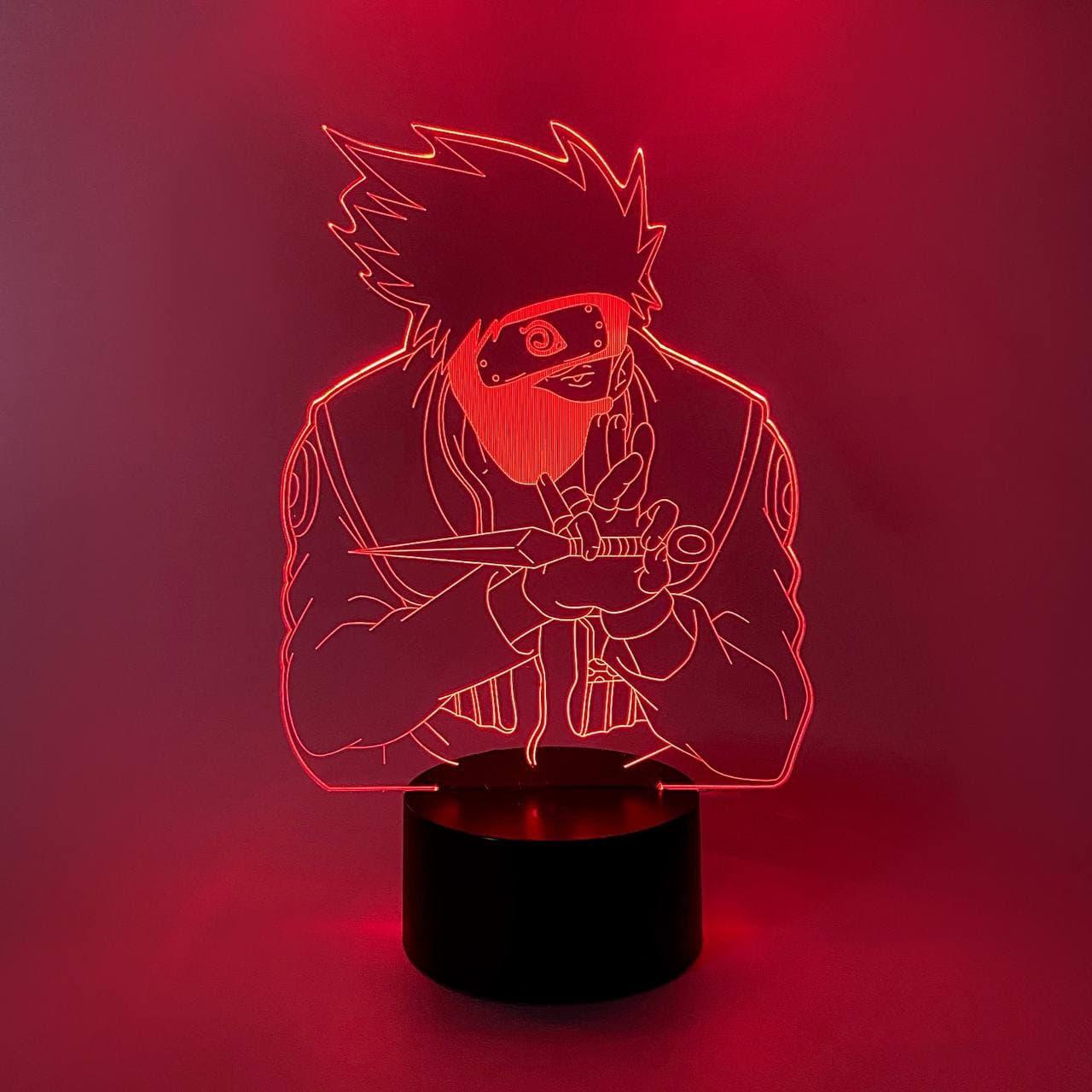 3D нічник "Какші" (ВОЛІЧНЕ ЗОБРАЖЕННЯ) + пульт ДК + мережевий адаптер + батарейки (3ААА)  3DTOYSLAMP, фото 1