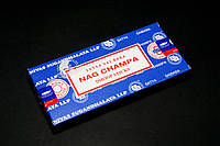 Натуральные безосновные благовония Нагчампа Nag Champa Dhoop Sticks Satyа 12 шт +подставка