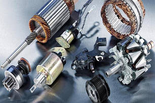 Комплектуючі стартера і генератора