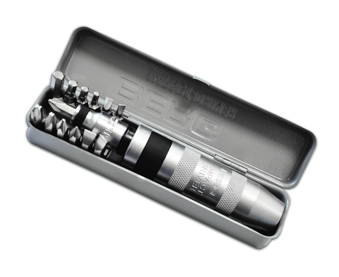 Викрутка ударна Berg металевий футляр 13 насадок (47-411)