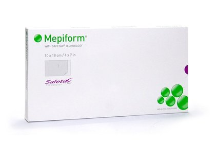 Mepiform 10х18см - Самоклеюча силіконова пов'язка для лікування рубців