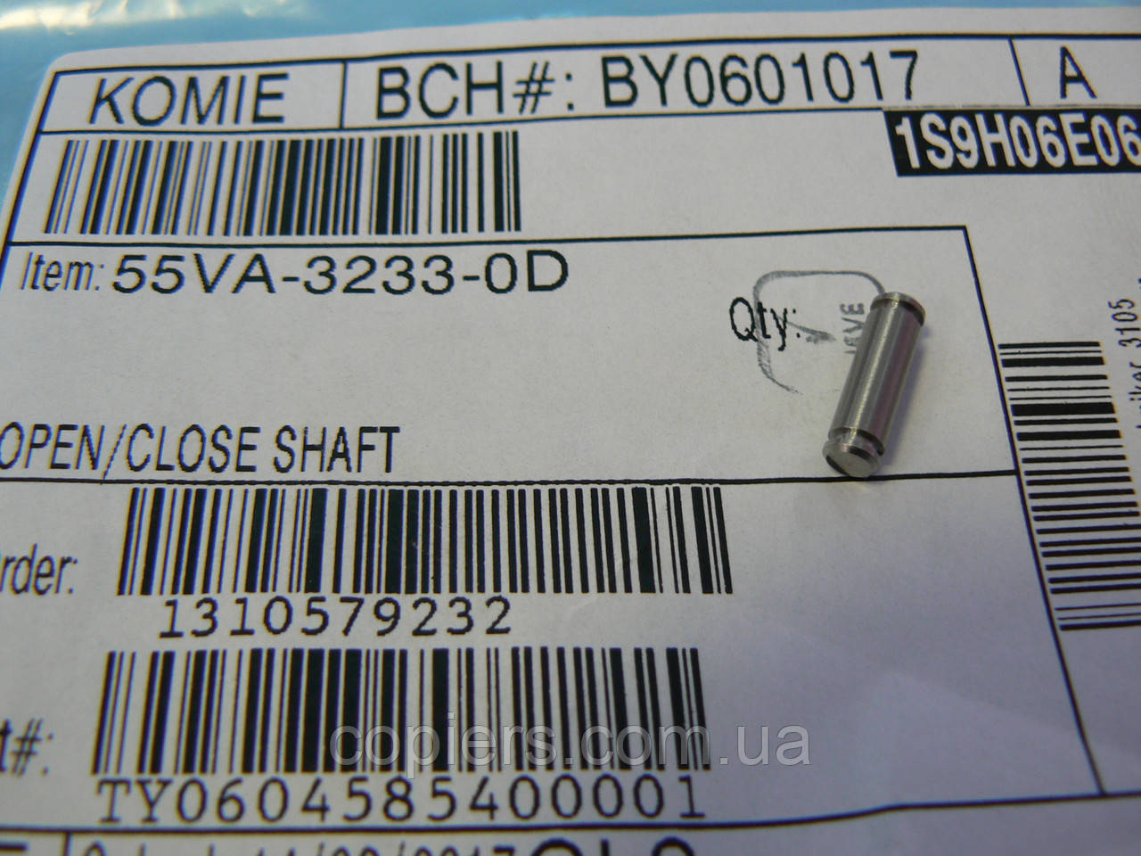 Open/close Shaft Konica Minolta bizhub Pro 920 1050, 55VA32330D