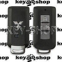 Смарт ключ Mitsubishi (Митсубиси) 2 кнопки, чип ID47, 433 MHz