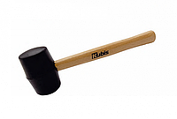 Киянка резиновая Kubis 680 г 67 мм черная резина, деревянная ручка