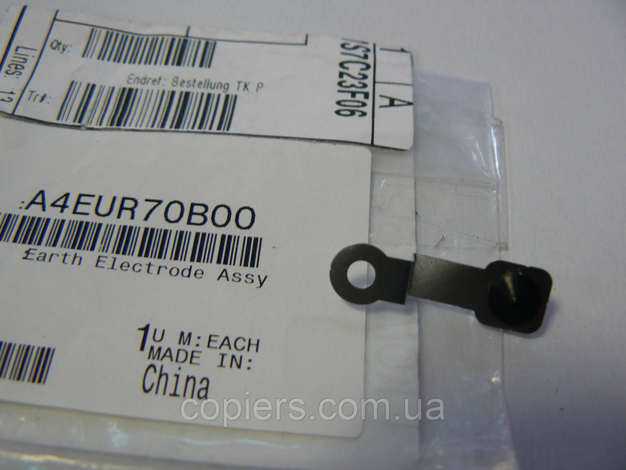 Earth Electrode Assy Bizhub Pro 920 1050,  A4EUR70B00