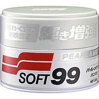 Воск очищающий для светлых перломутров и металликов SOFT99 Pearl & Metalliс Soft Wax 320г 197159