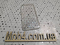 Силиконовый чехол накладка Звездная пыль для Apple iPhone X