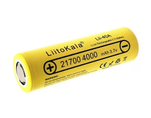 Акумулятор Liitokala 21700 Lii-40A 3.7 V 4000mAh в кейсі Оригінал