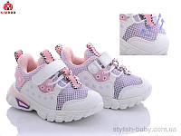 Детская спортивная обувь оптом. Детские кроссовки 2021 бренда Солнце - Kimbo-o для девочек (рр. с 21 по 26)