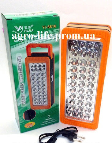 Енергозберігаюча Led лампа-панель Yajia YJ 6816,