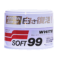 Полироль универсальная для белых автомобилей SOFT99 White Super Wax 350г 196238